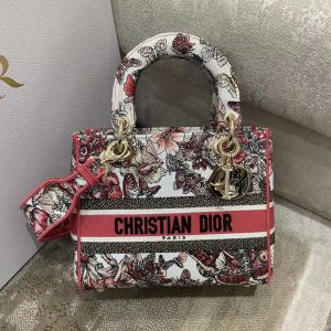 dior M0565ORHQ_M884 中号 LADY D-LITE 手袋