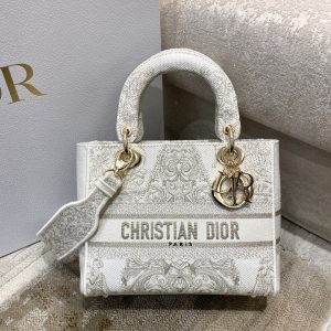 dior M0565OTQL_M01E  中号 LADY D-LITE 手袋