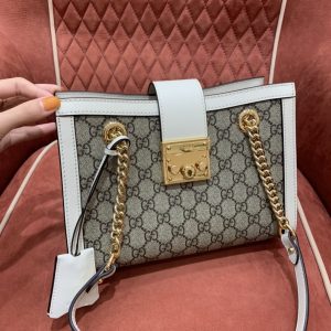 Gucci 498156 Padlock系列GG小号肩背包