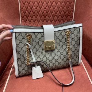 Gucci 479197 Padlock系列GG中号肩背包