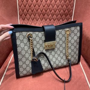 Gucci 479197 Padlock 系列中号 GG 肩背包