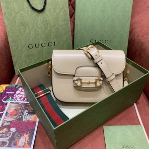 Gucci mini 马鞍包 倪妮同款奶茶色 658574