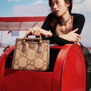 Gucci Diana托特包宋祖儿/李宇春/刘雯/惠英红／杨幂同款 660195