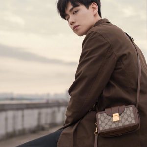 Gucci Supreme搭饰扣包古驰官方网鹿晗/rain/胡一天，肖战同款614368