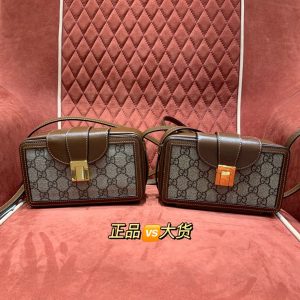 Gucci Supreme古驰官方网搭饰扣包 ZPvsCP对比图 614368
