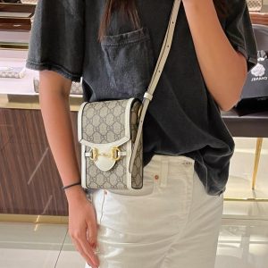 Gucci古驰官方品牌奢侈手机包鹿晗同款种草图片625615 92TCG 9761