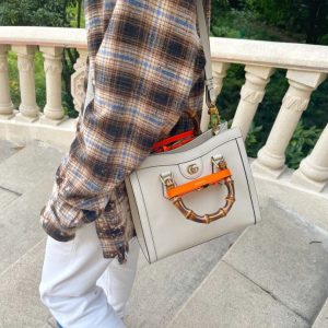 Gucci古驰官方品牌Diana竹节托特包北京石景山区 660195 17QDT 9060