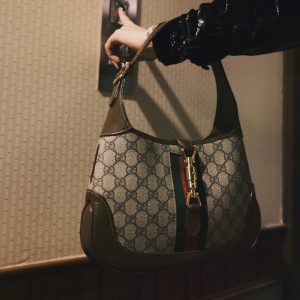 gucci古驰女包官网旗舰店Jackie 1961系列鹿晗，小白同款636706