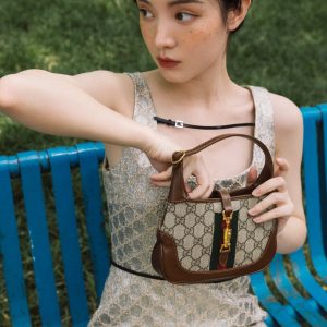 Gucci古驰官方品牌Jackie 1961老花包唐弋婷种草上身图637092