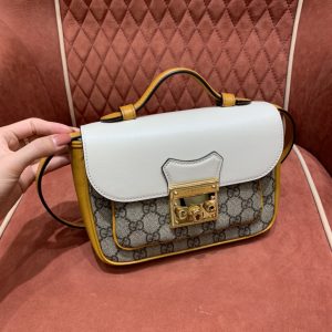 Gucci古驰品牌官网奢侈Padlock锁头邮差包杭州上城区658487 2ZGAG 9763