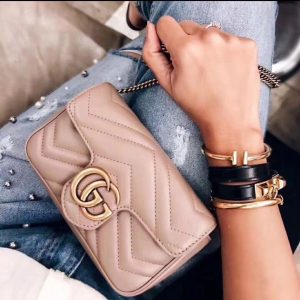 gucci女包旗舰店 Marmont 476433 DTDCT 5729 超迷你手袋上身种草图