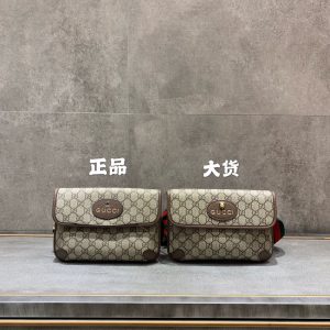 Gucci古驰官方品牌奢侈 vintage 虎头腰包 真假鉴定图493930 9C2VT 8745