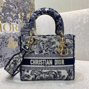 Dior LADY最新老虎刺绣手袋M0565OTDT_M808成都锦江区
