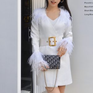 迪奥多用链条包Dior Oblique 系列 24.5CM上身效果图