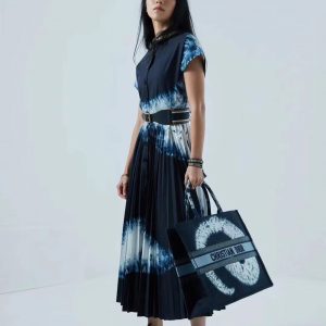 迪奥手袋DiorBOOK TOTE AROUND THE WORLR 上身效果图