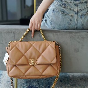 𝗖𝗛𝗔𝗡𝗘𝗟 香奈儿手袋焦糖色中号香奈儿包包官网