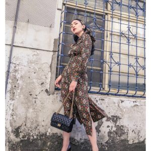 𝗖𝗵𝗮𝗻𝗲𝗹香奈儿复刻2.55 小号正品皮 黑金香奈儿 女包 链条上身图