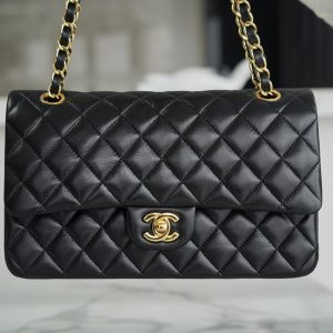 𝗖𝗹𝗮𝘀𝘀𝗶𝗰 𝗖𝗙 𝗙𝗹𝗮𝗽中号经典口盖包 黑羊金香奈儿口盖包系列