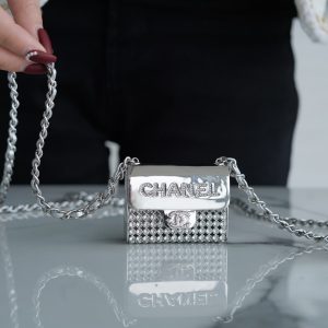 chanel 2022水钻金属项链包香奈儿项链官网旗舰店