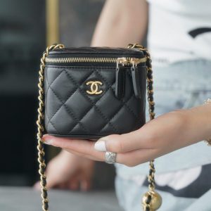 chanel金属球系列mini盒子包香奈儿女包官方网站旗舰店