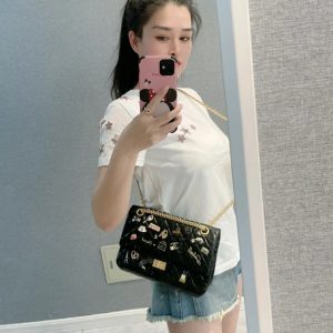 chanel香奈儿复刻2.55限量徽章款奢侈品牌香奈儿女包图片