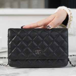 chanel woc发财包黑牛银香奈儿woc发财包官网价格