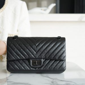 chanel 复刻2.55小号 正品皮黑香奈儿女包价格旗舰店
