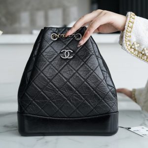 chanel Gabrielle流浪背包黑色 大号香奈儿包包所有款式