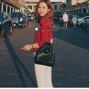chanel Gabrielle流浪背包黑色 大号香奈儿包包所有款式上身图