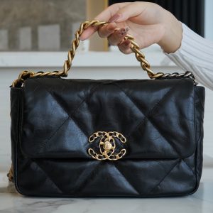 chanel 19 bag经典黑小号香奈儿19bag小号官网价格