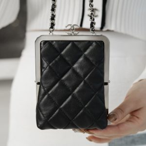 chanel2022树脂链条包香奈儿链条手拿包季节款价格