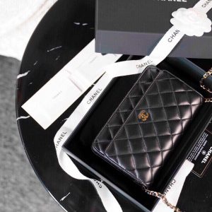 chanel 经典发财包woc黑羊金香奈儿包包专柜哪里有