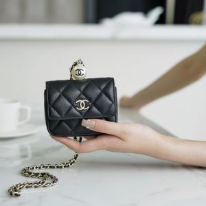 chanel 春夏新款珍珠链条零钱包香奈儿包包所有款式