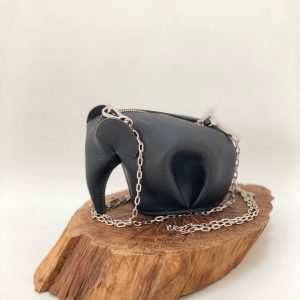 Saudi Arabia LOEWE Mini手掌象斜挎包羅意威零錢包