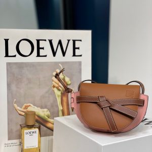 Australian Canberra羅意威迷妳馬鞍包粉棕色羅意威官網