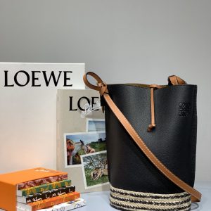 Kuwait LOEWE Gate水桶包羅意威的包包怎麽辨別真假