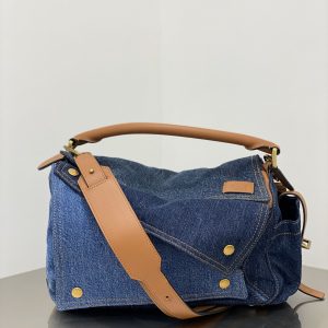 Kuwait LOEWE Puzzle牛仔佈幾何包羅意威包包官網