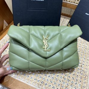 Turkey YSL聖羅蘭LOULOU PUFFER 迷妳絎縫小羊皮包