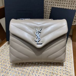 Calgary Canada聖羅蘭LouLou Y形挎包小號聖羅蘭斜挎包