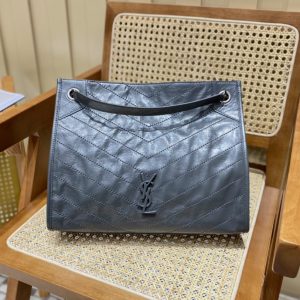 Canada Ottawa聖羅蘭NIKI SHOPPING BAG深灰色