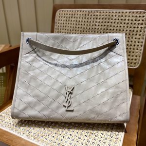 聖羅蘭NIKI SHOPPING BAG奶茶色聖羅蘭包包官網價格