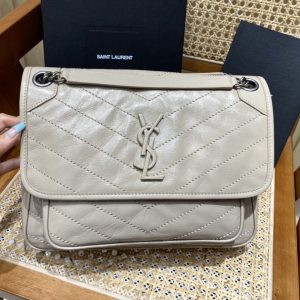 Saudi Arabia Riyadh聖羅蘭niki包ysl奶茶色聖羅蘭女包