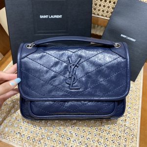 Turkey YSL聖羅蘭Niki包藏藍色 聖羅蘭niki包鏈條顏色