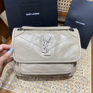 Sultan YSL聖羅蘭Niki包奶茶色22CM聖羅蘭niki包圖片