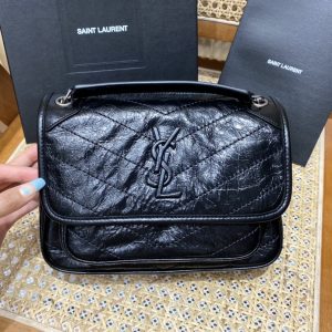 Jakarta YSL聖羅蘭Niki包黑色22cm聖羅蘭女包官方網