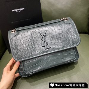 Sydney Australia YSL 聖羅蘭NIKI 包 鱷魚紋聖羅蘭女包