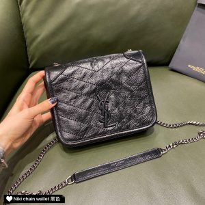 Australian Canberra聖羅蘭niki chain wallet鏈條小挎包