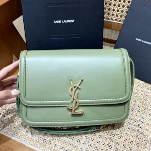 Dubai YSL聖羅蘭SOLFERINO BOX包牛油果綠色23CM