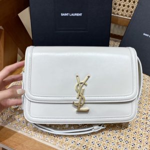 Qatar YSL聖羅蘭solferino包价格聖羅蘭solferino包復古白