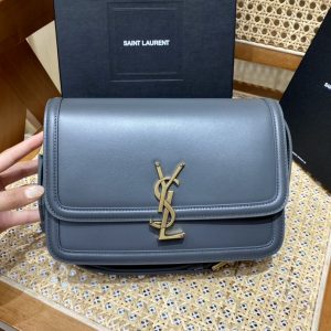 Abu Dhabi YSL聖羅蘭solferino包石墨灰ysl/聖羅蘭女包